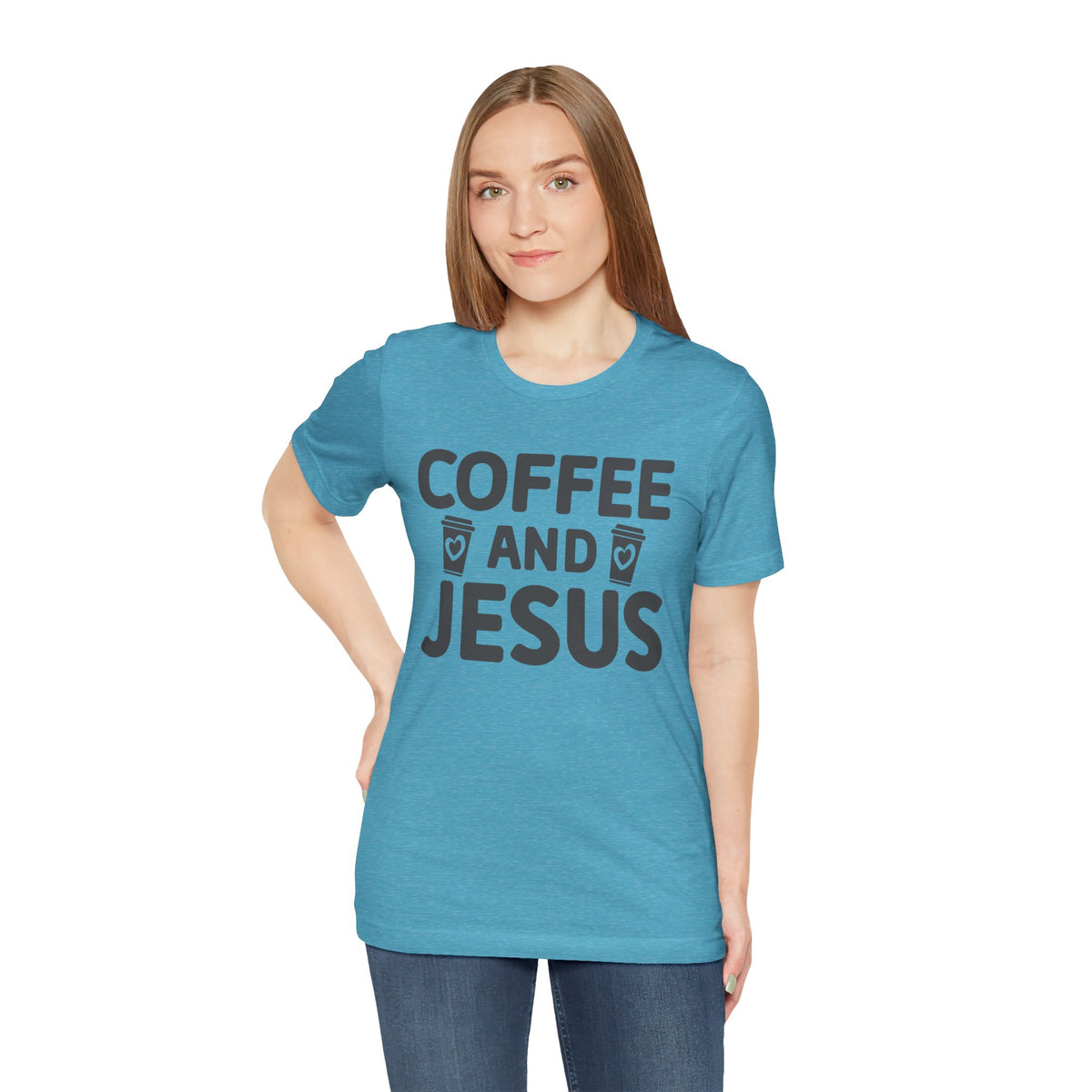 Coffee and Jesus T-Shirt — Christian Faith Graphic Tee