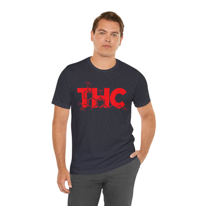 THC Molecule T-Shirt — Chemistry Graphic Cannabis Tee