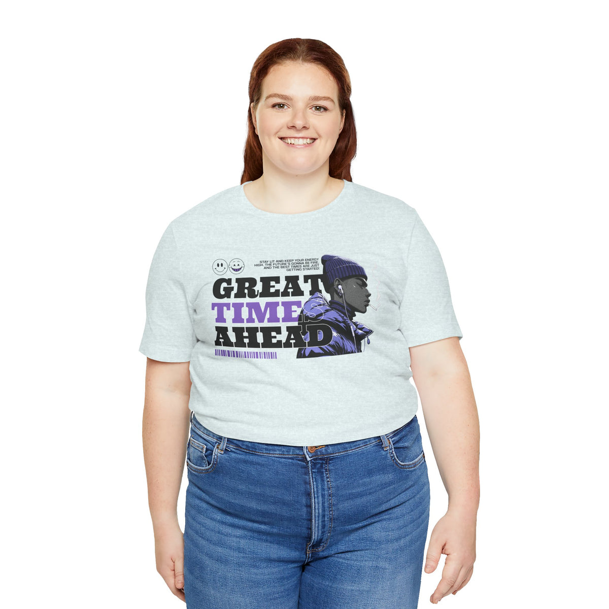 Great Times Ahead Graphic Tee — Motivational Streetwear T‑Shirt
