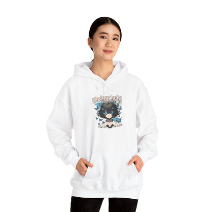 Anime Catgirl Hoodie — "Midnight" Kawaii Graphic Pullover