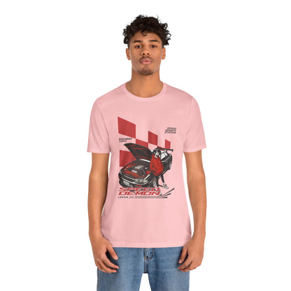 JDM Demon Street Racing T‑Shirt — Retro Car Anime Graphic Tee