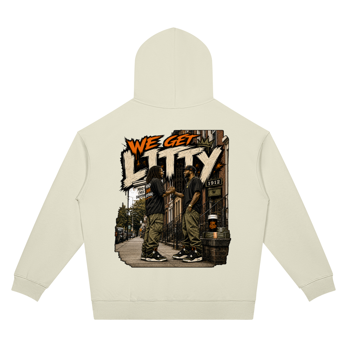 We Get Litty Two-Sided Graphic Hoodie
