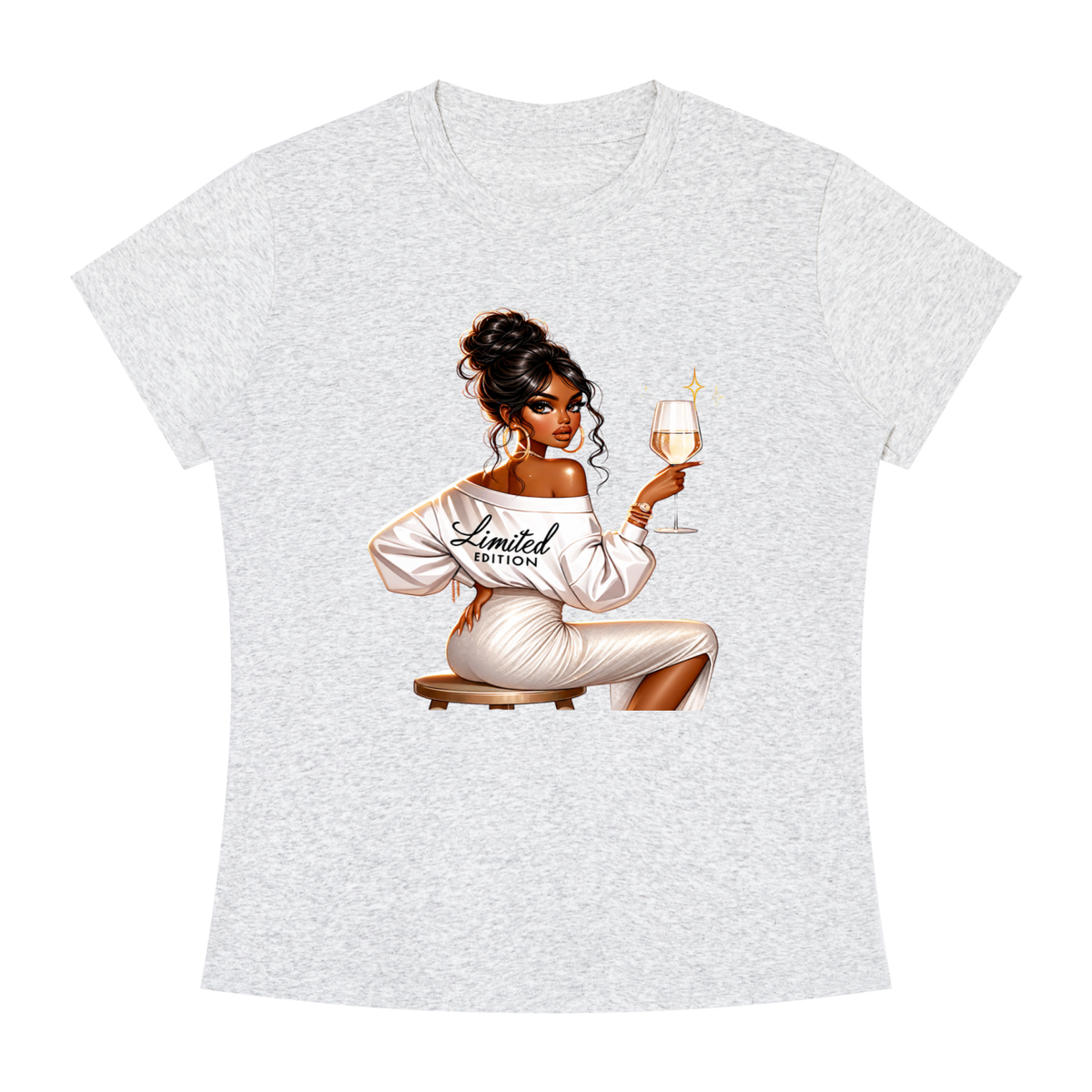 Limited Edition Champagne Woman Women’s Slim-Fit Tee