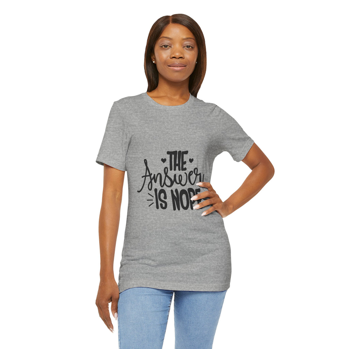The Answer Is Nope Tee — Funny Graphic Short Sleeve Shirt