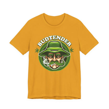 Budtender Graphic Tee – Retro Smoking Stoner Design