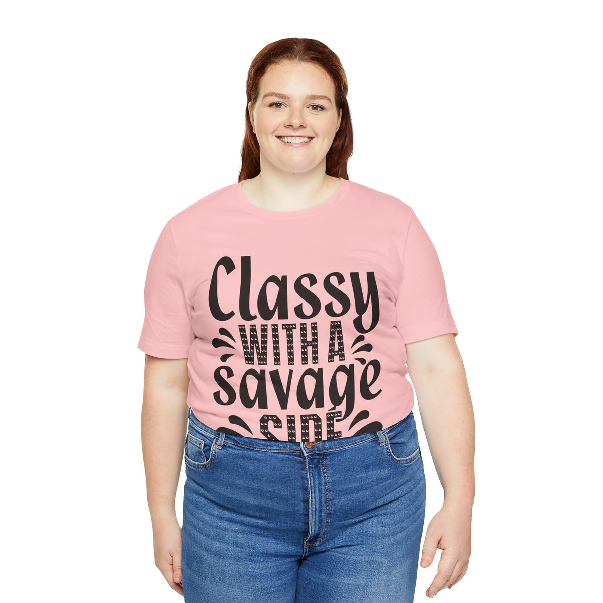 Classy With A Savage Side T-Shirt — Funny Sassy Graphic Tee for Women