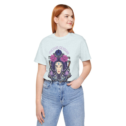 Mecha Geisha T-Shirt — Futuristic Asian-Inspired Graphic Tee