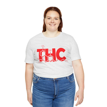 THC Molecule T-Shirt — Chemistry Graphic Cannabis Tee