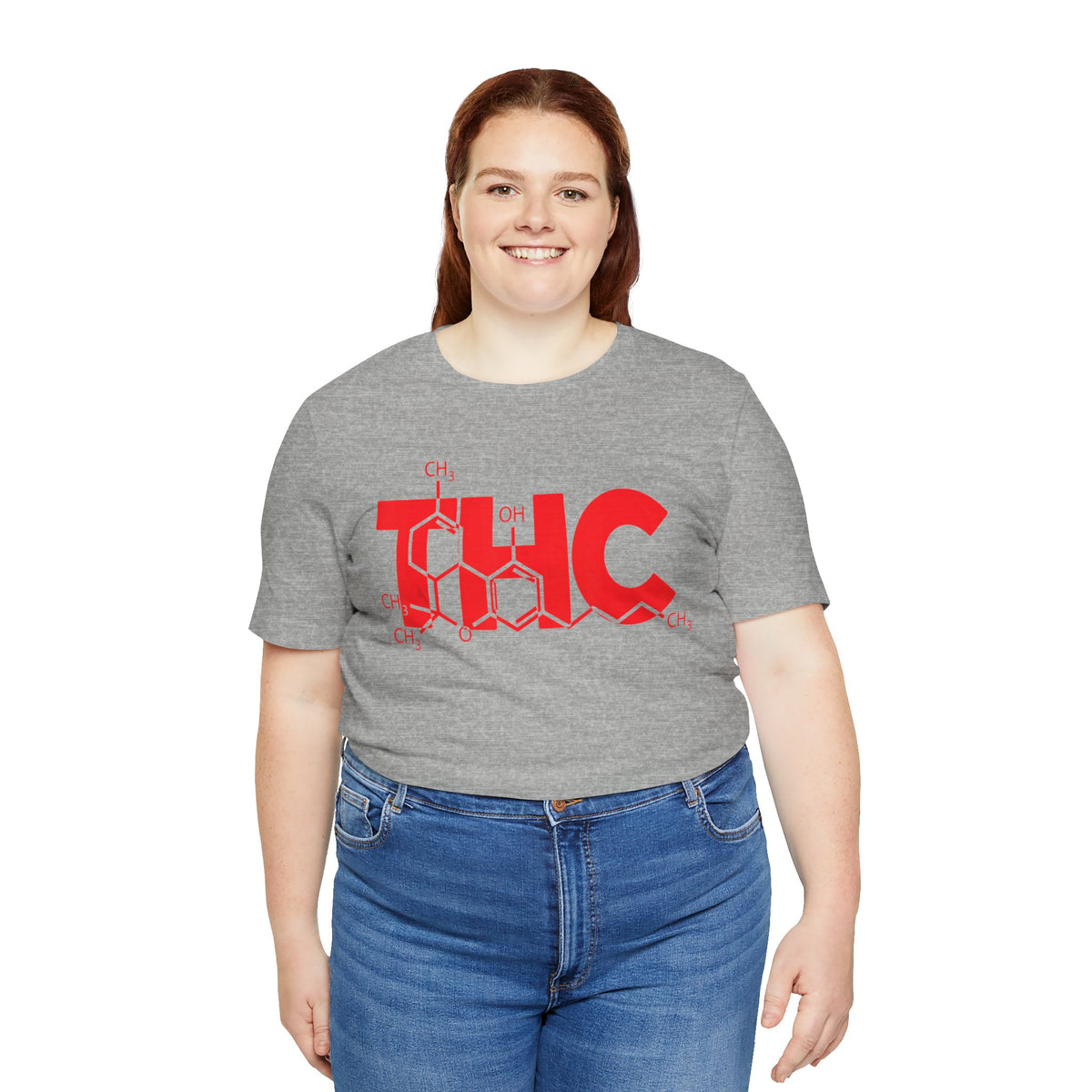 THC Molecule T-Shirt — Chemistry Graphic Cannabis Tee