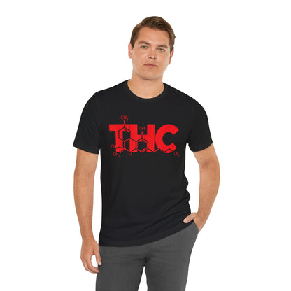 THC Molecule T-Shirt — Chemistry Graphic Cannabis Tee