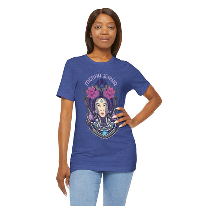 Mecha Geisha T-Shirt — Futuristic Asian-Inspired Graphic Tee