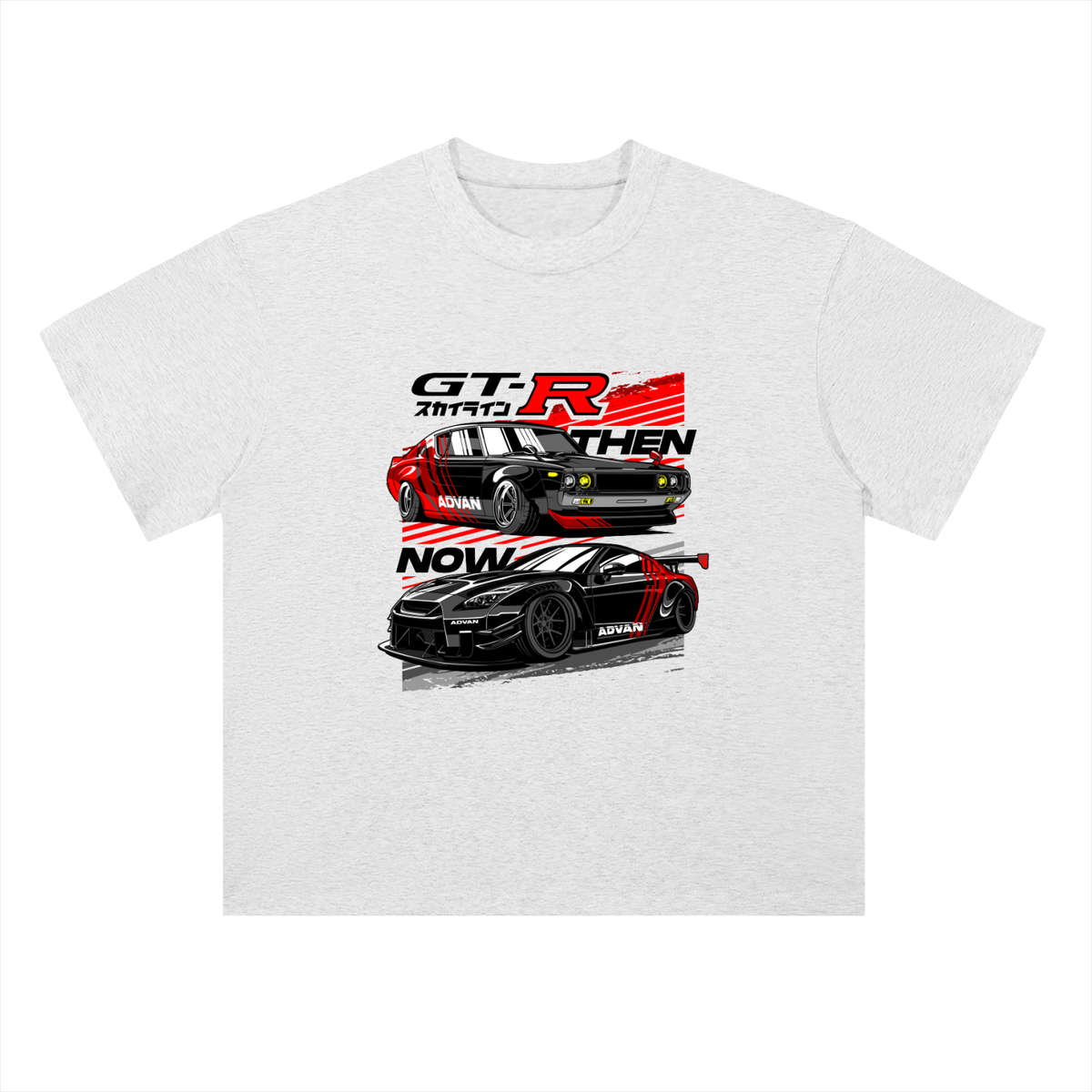 GTR THEN & NOW Cotton T-Shirt