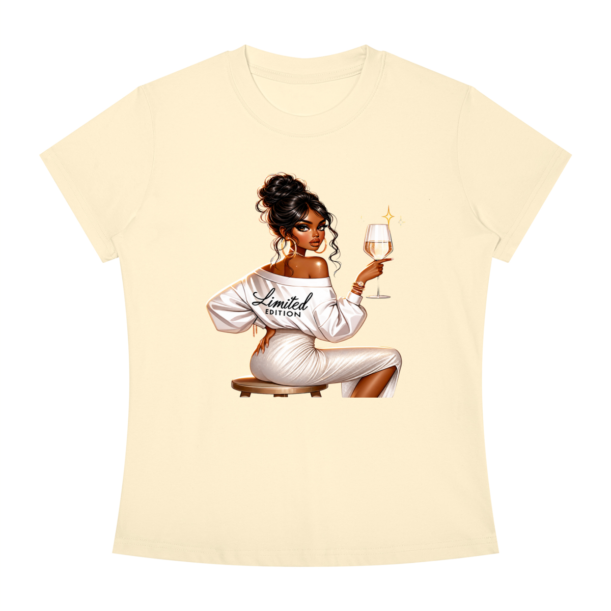 Limited Edition Champagne Woman Women’s Slim-Fit Tee