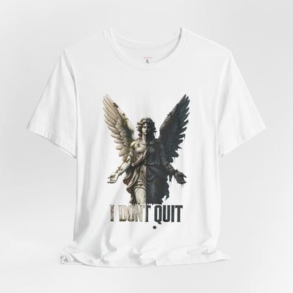 Angel Graphic Tee — 'The Last Angel' Illustrated Short Sleeve Shirt