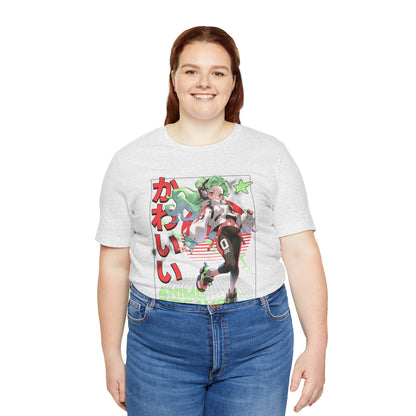 Anime Dreams Kawaii Tee — Neon Retro Anime Girl Graphic T-Shirt