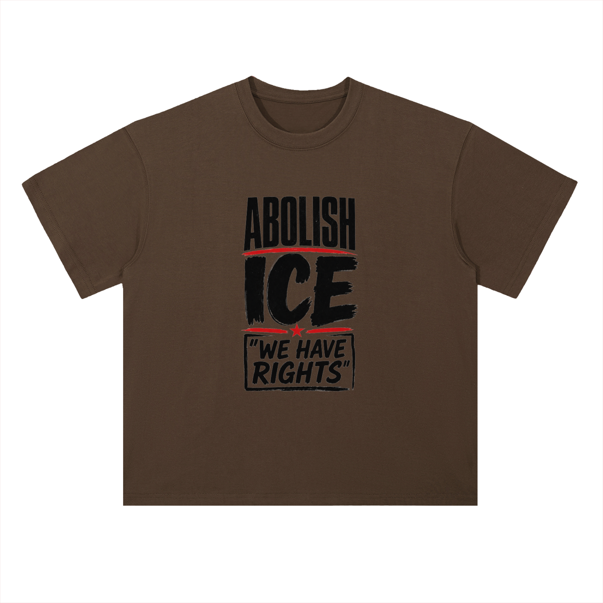 Abolish ICE Statement Graphic T-Shirt