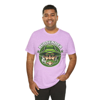 Budtender Graphic Tee – Retro Smoking Stoner Design