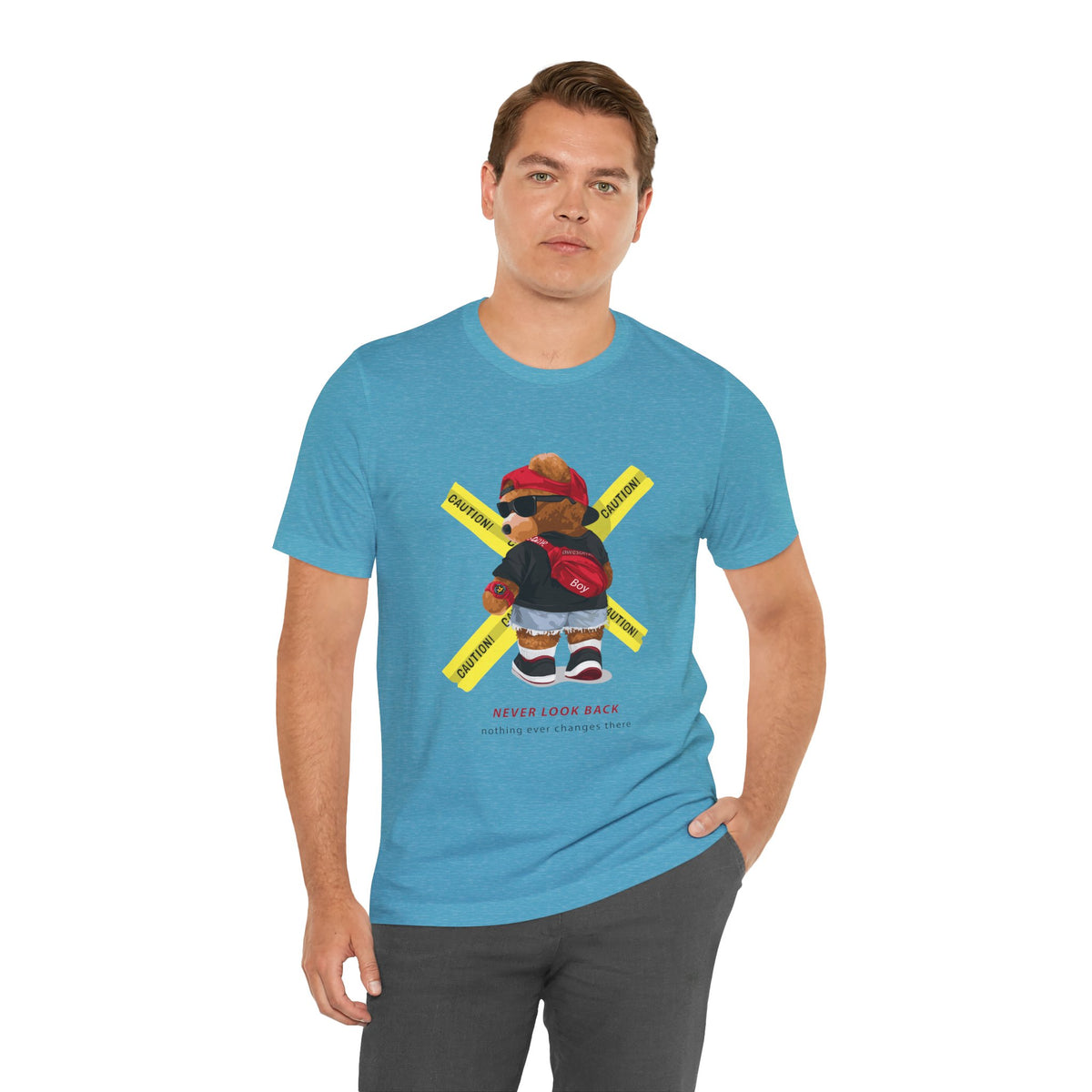 Teddy Bear 'Never Look Back' Graphic Tee