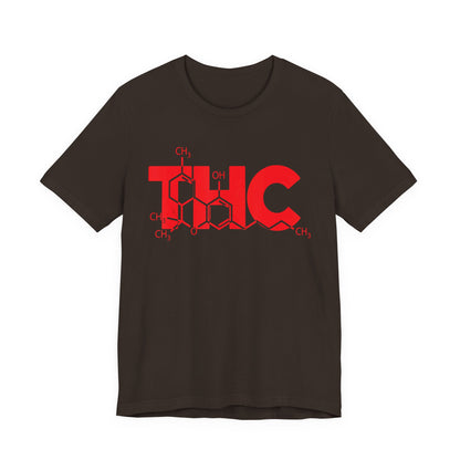 THC Molecule T-Shirt — Chemistry Graphic Cannabis Tee