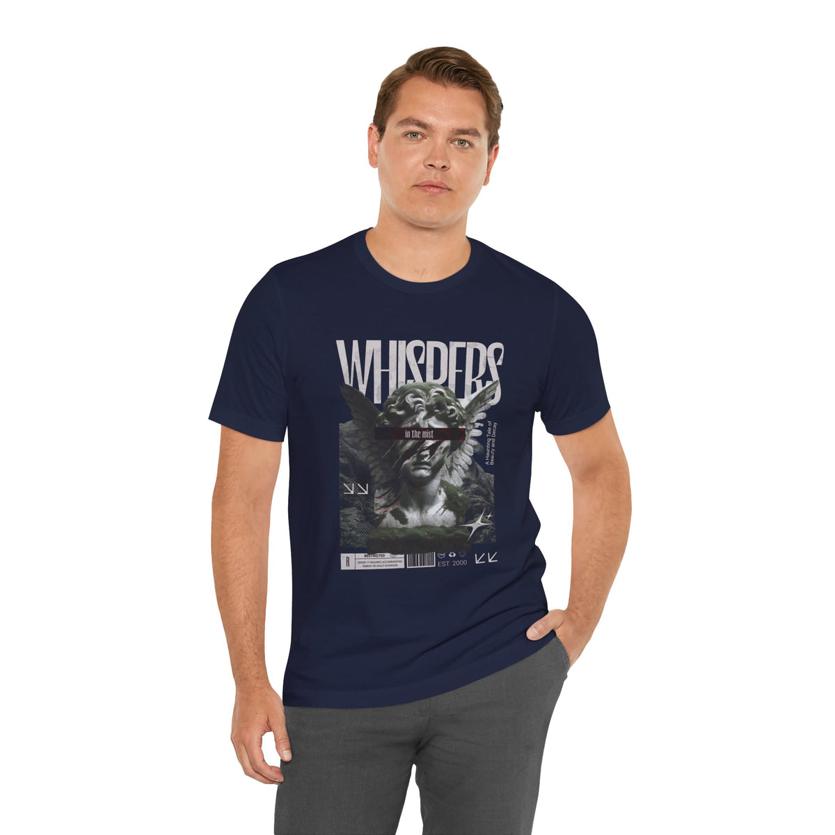 Whispers Angel Tee — Vintage Cherub Graphic T-Shirt