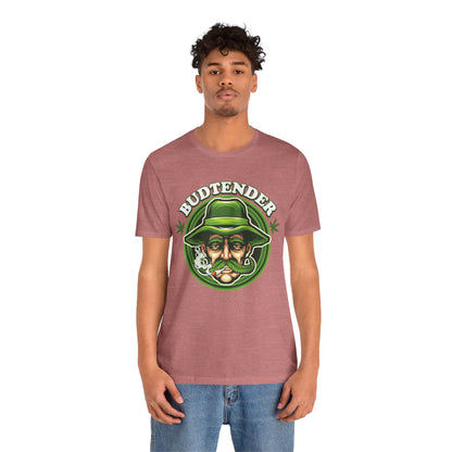 Budtender Graphic Tee – Retro Smoking Stoner Design
