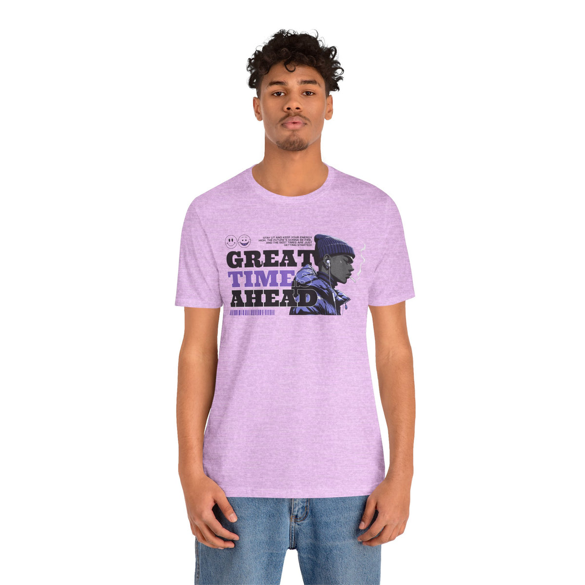 Great Times Ahead Graphic Tee — Motivational Streetwear T‑Shirt