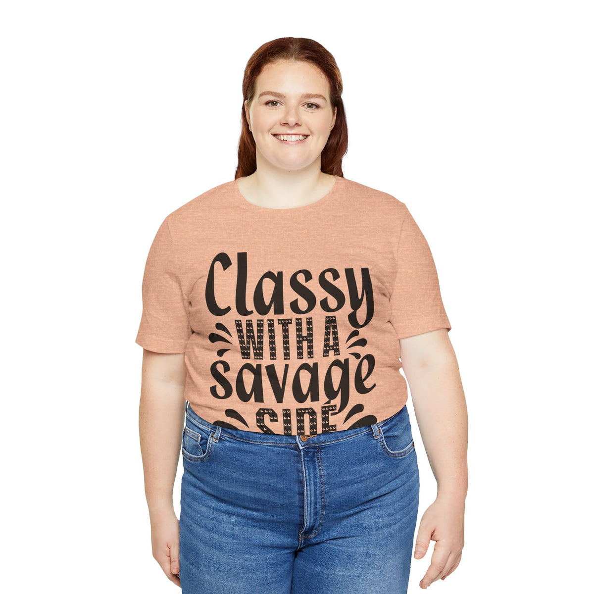 Classy With A Savage Side T-Shirt — Funny Sassy Graphic Tee for Women