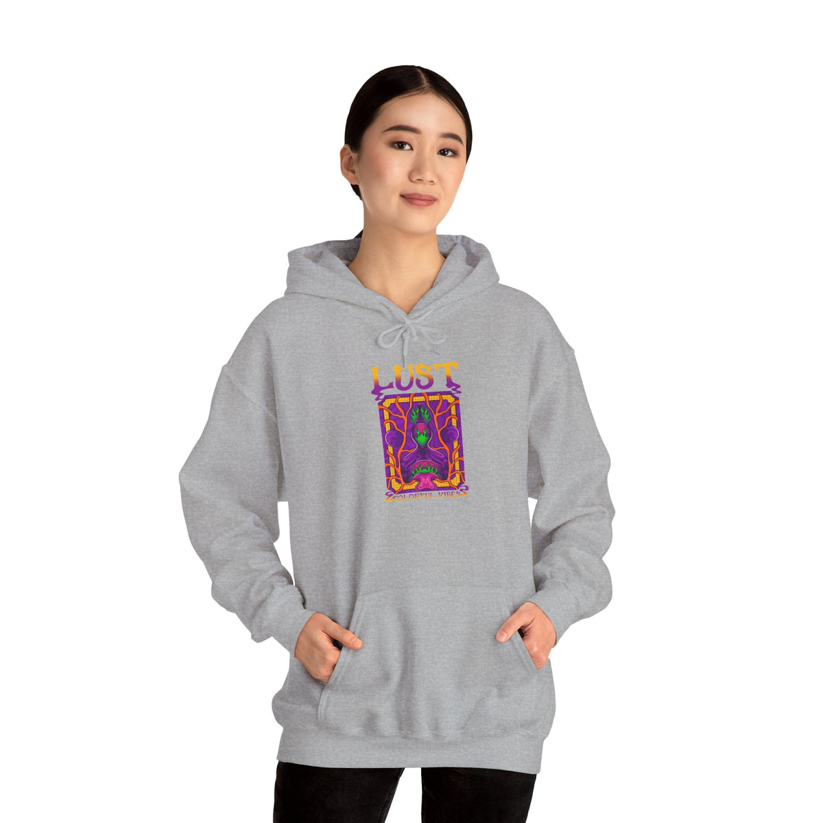 Lust Tarot Hoodie — Psychedelic Arcana Graphic Pullover