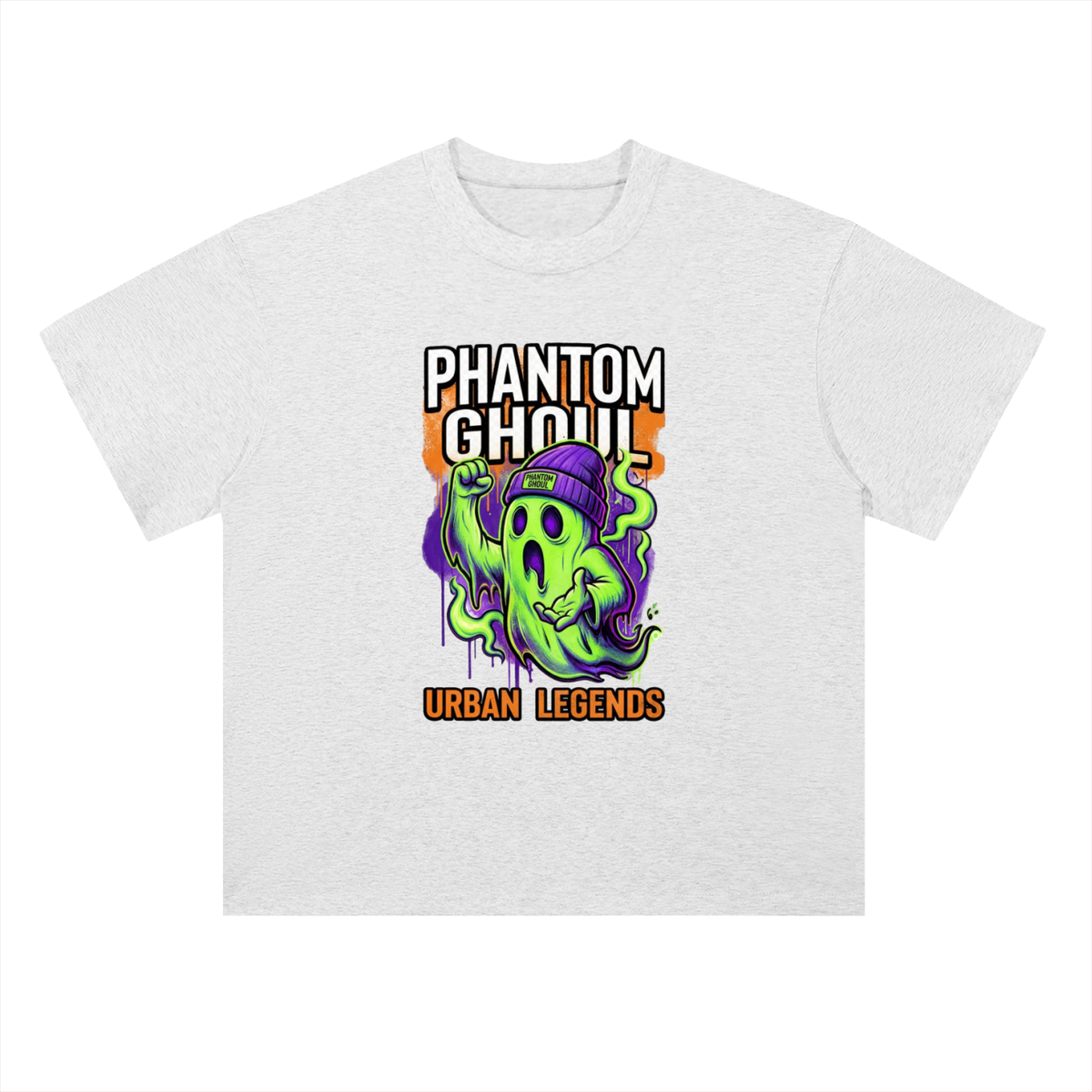Phantom Ghouls Urban Legends Graphic Drop Shoulder Tee