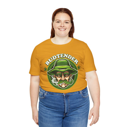 Budtender Graphic Tee – Retro Smoking Stoner Design