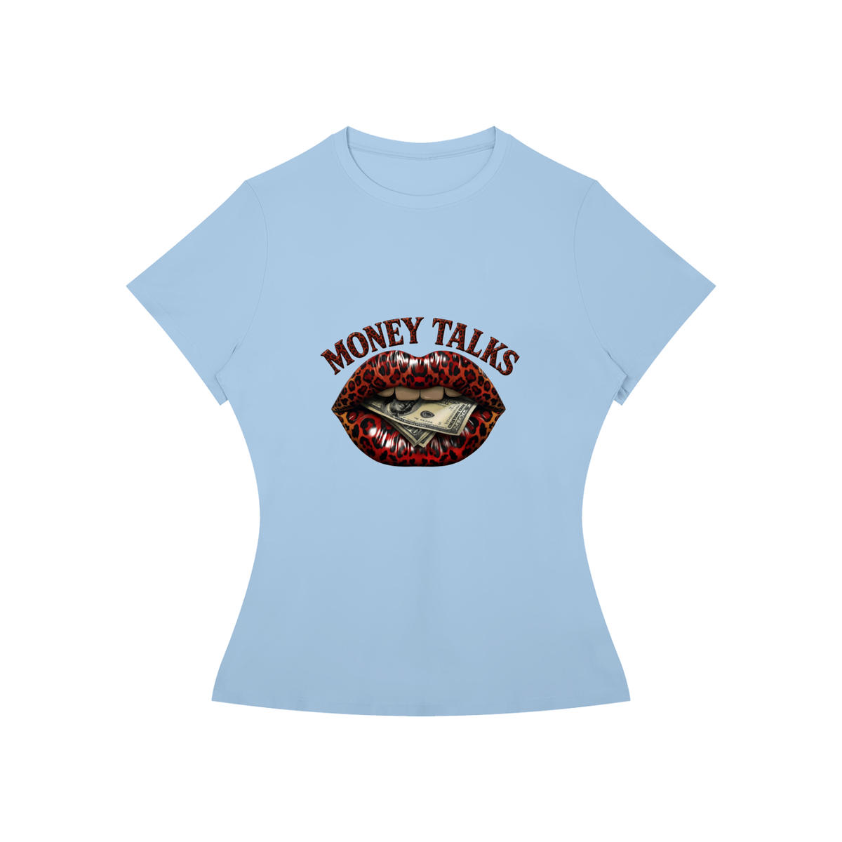 Money Talks Lips Women’s Statement Graphic Tee
