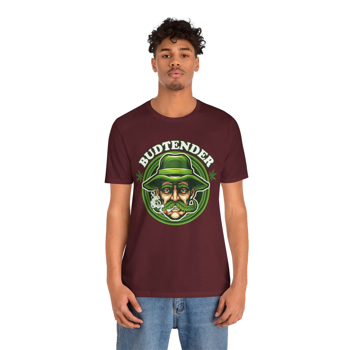 Budtender Graphic Tee – Retro Smoking Stoner Design