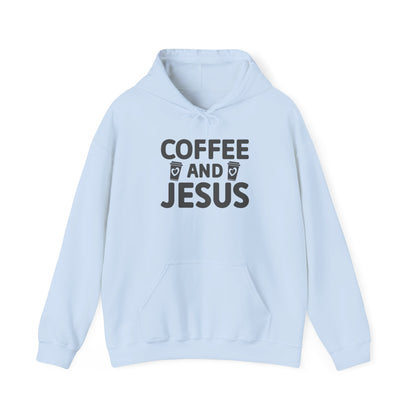Coffee and Jesus Hoodie — Christian Faith Pullover for Coffee Lovers