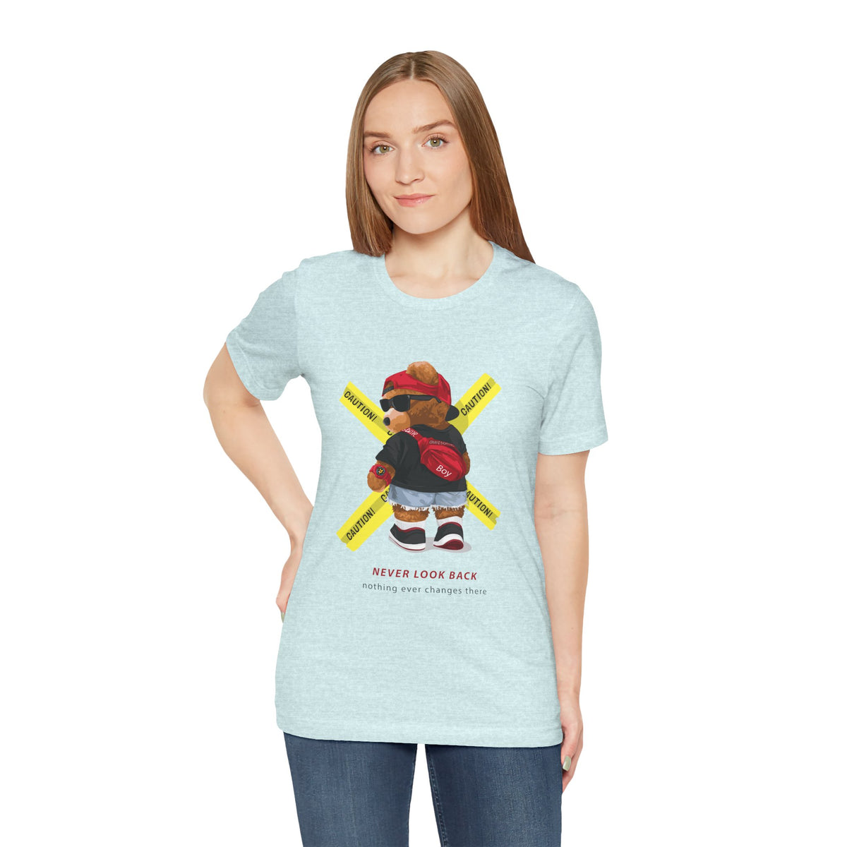 Teddy Bear 'Never Look Back' Graphic Tee