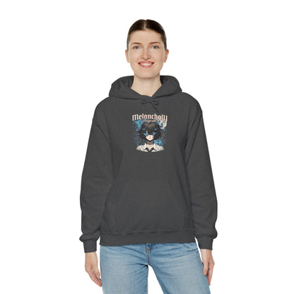 Anime Catgirl Hoodie — "Midnight" Kawaii Graphic Pullover