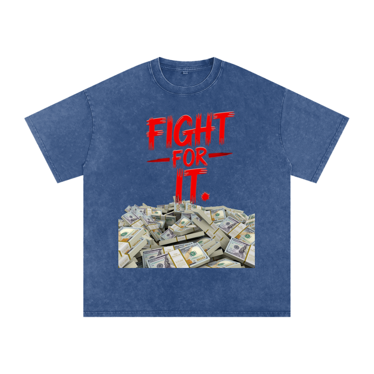 Fight for It Snow-Washed Cotton Graphic Tee