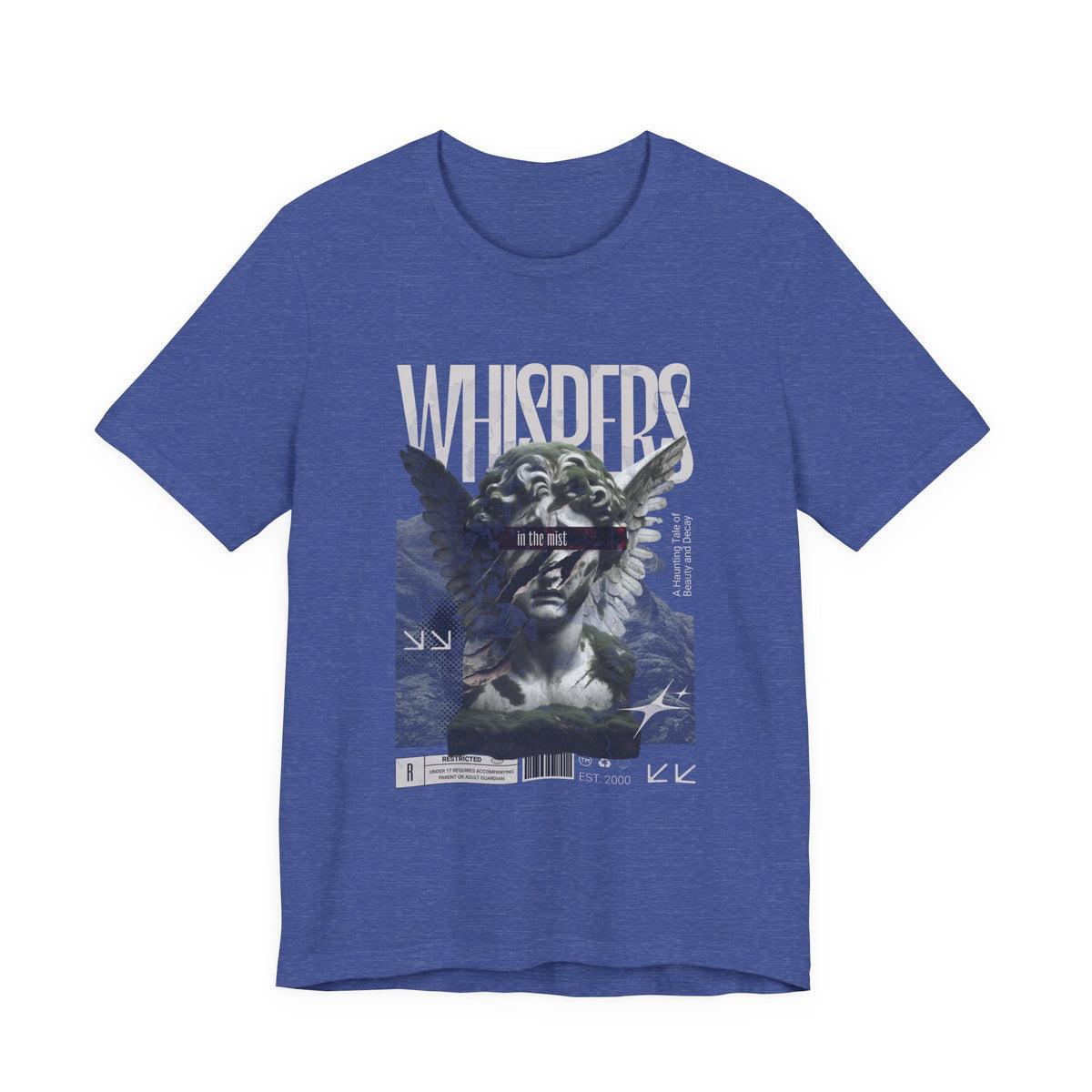 Whispers Angel Tee — Vintage Cherub Graphic T-Shirt
