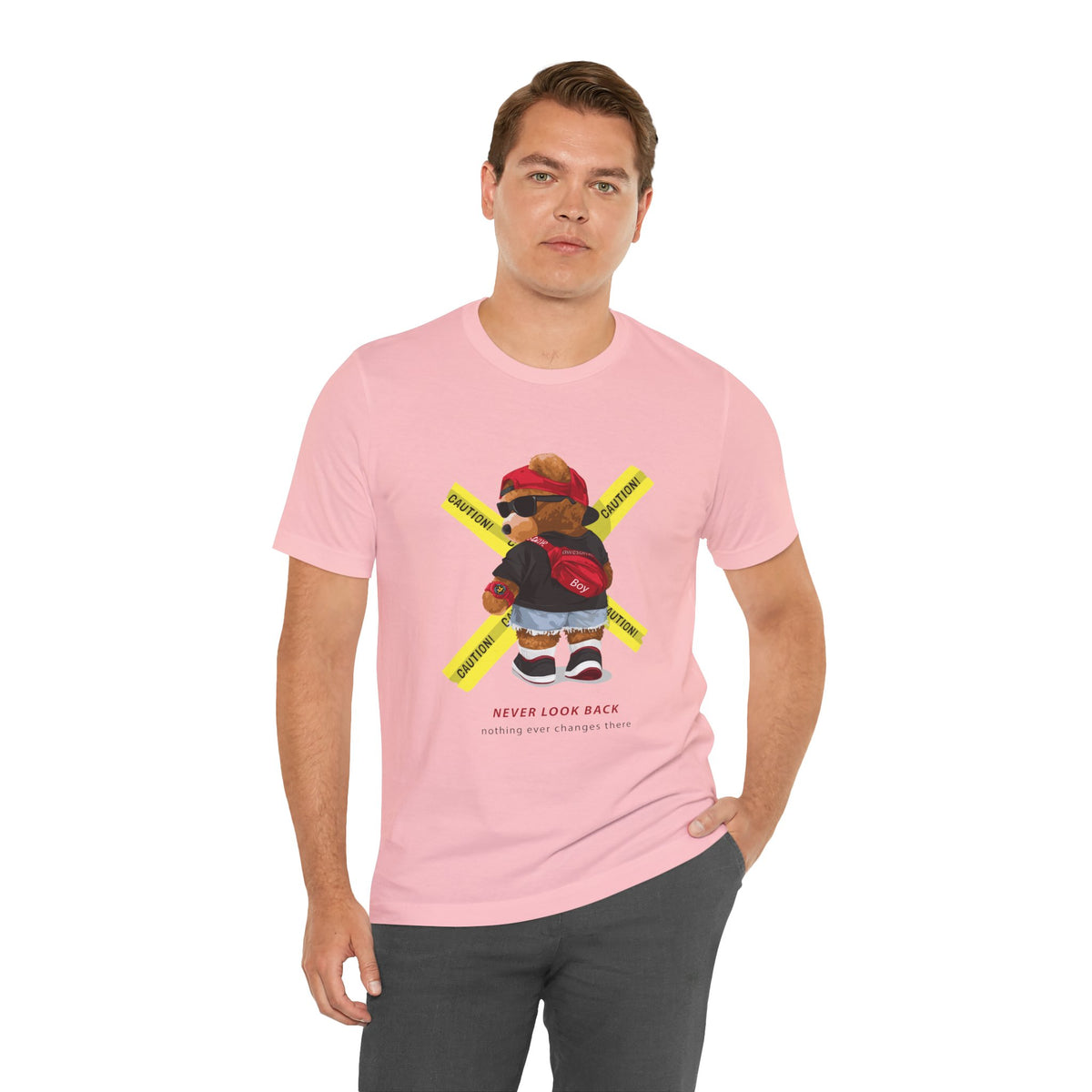 Teddy Bear 'Never Look Back' Graphic Tee