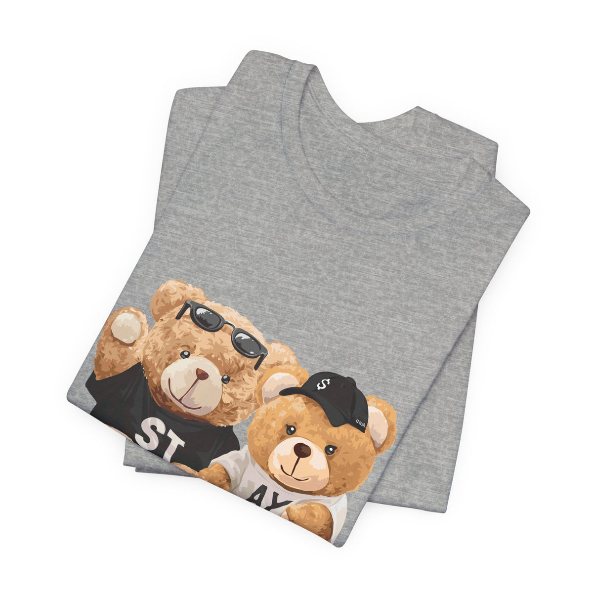 Teddy Bears "Stay Together" Graphic Tee — Cute Couple/Friendship Shirt