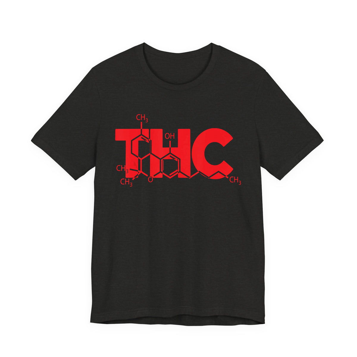 THC Molecule T-Shirt — Chemistry Graphic Cannabis Tee