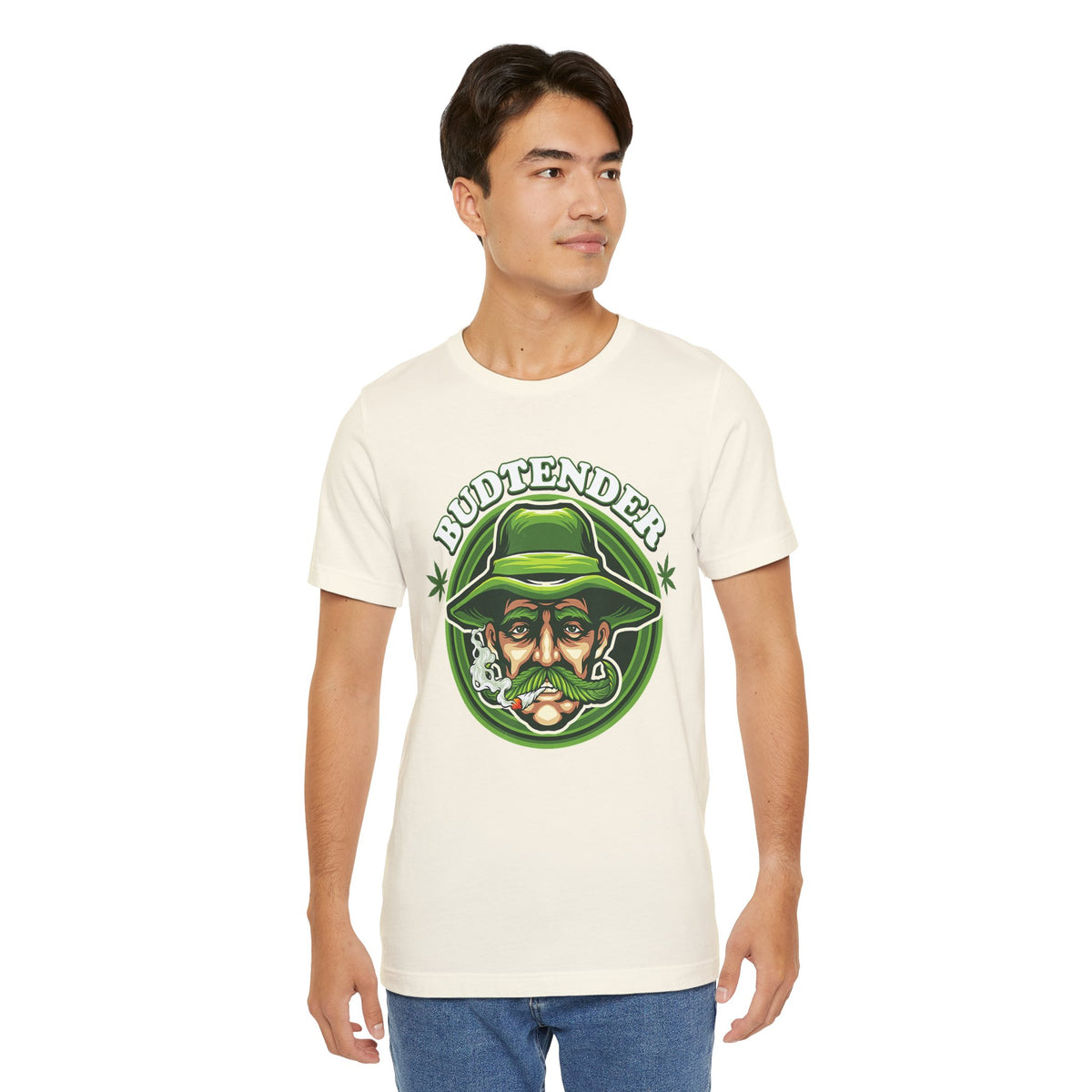 Budtender Graphic Tee – Retro Smoking Stoner Design