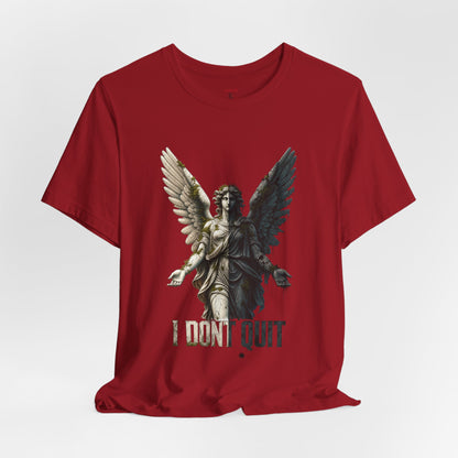 Angel Graphic Tee — 'The Last Angel' Illustrated Short Sleeve Shirt