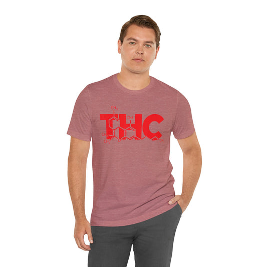 THC Molecule T-Shirt — Chemistry Graphic Cannabis Tee