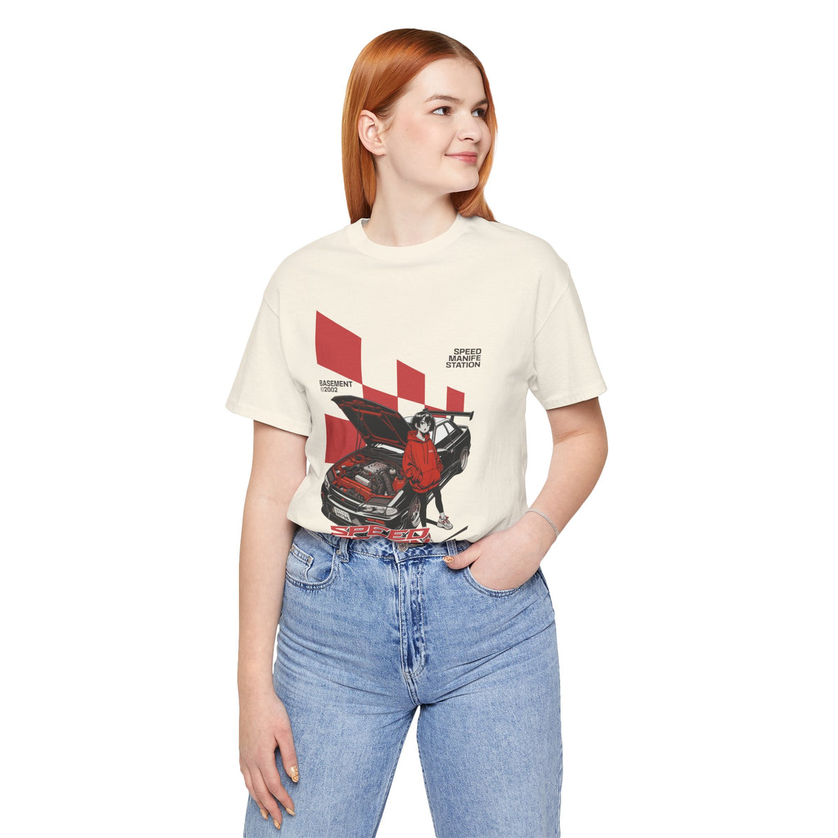 JDM Demon Street Racing T‑Shirt — Retro Car Anime Graphic Tee