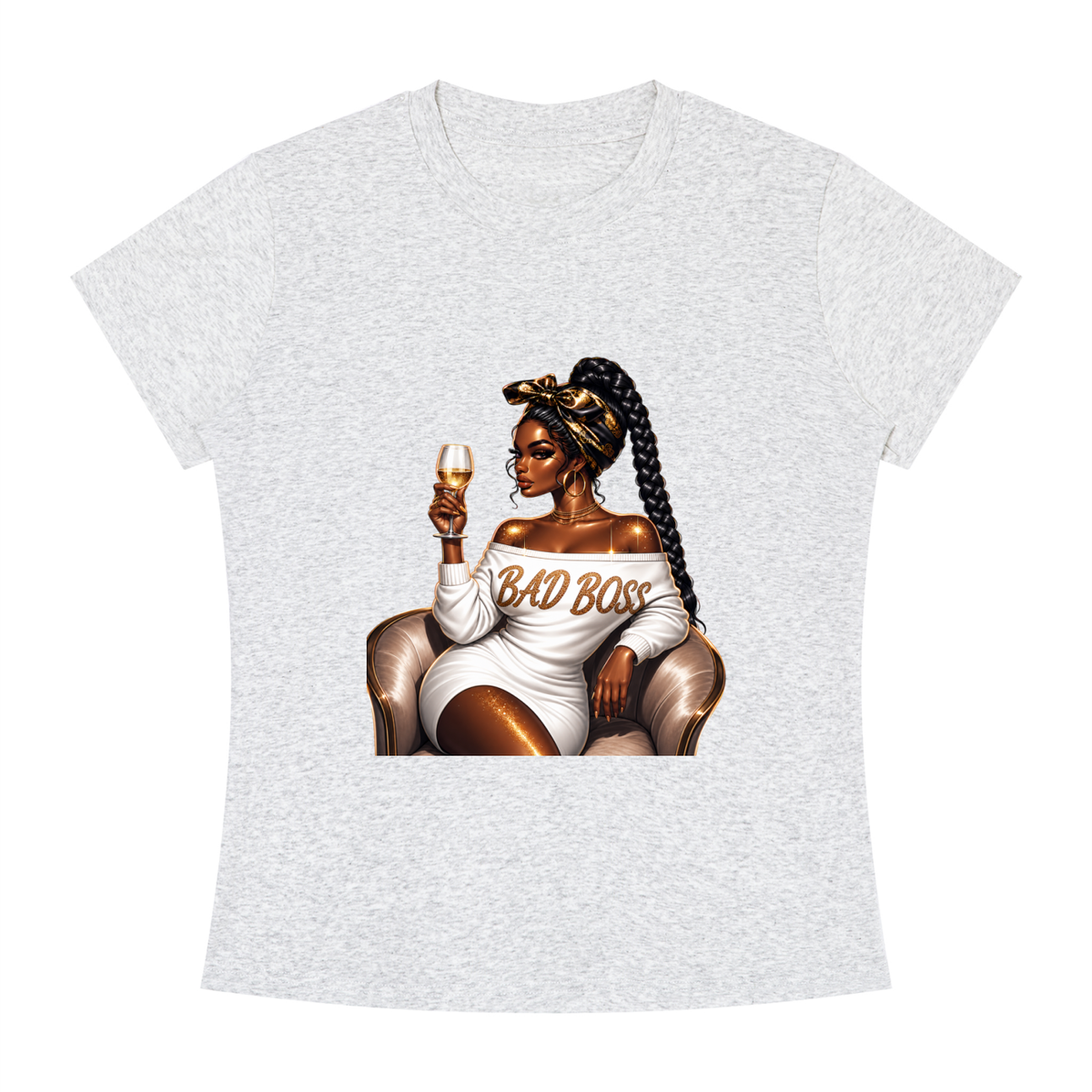 Bad Boss Women’s Slim-Fit Graphic Tee