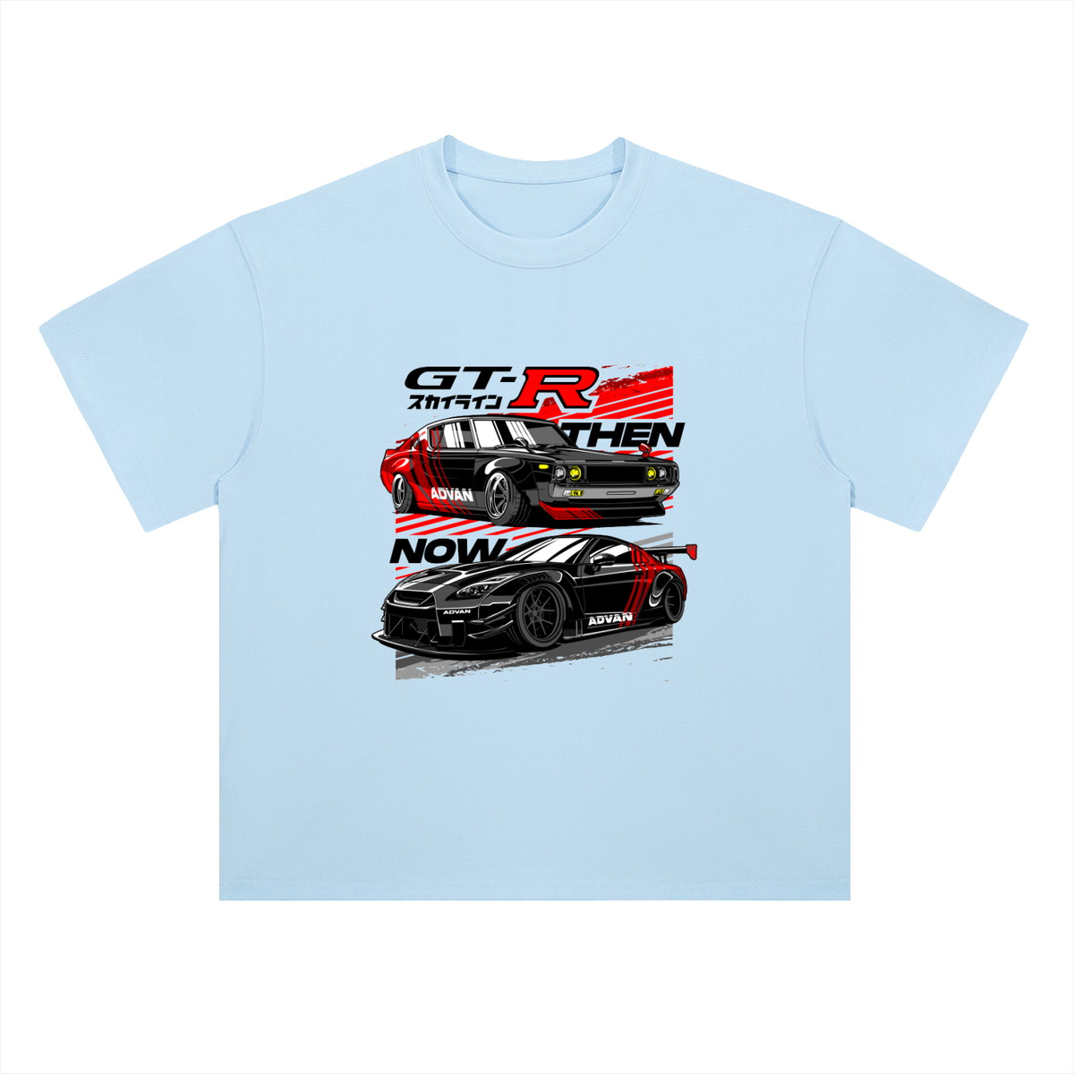 GTR THEN & NOW Cotton T-Shirt