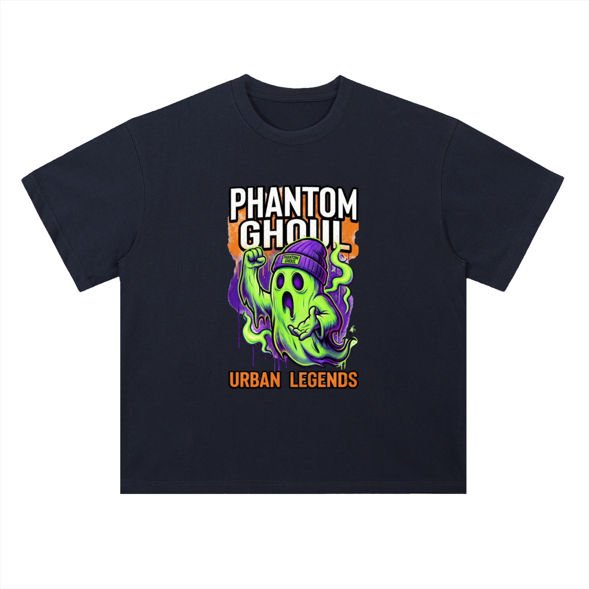 Phantom Ghouls Urban Legends Graphic Drop Shoulder Tee