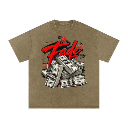 Til Fade Snow-Washed Cotton Graphic Tee