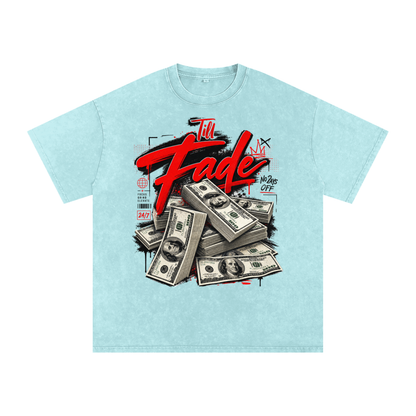 Til Fade Snow-Washed Cotton Graphic Tee