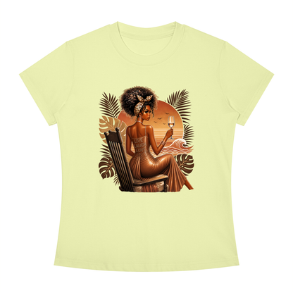 Sunset Toast Women’s Slim-Fit Graphic Tee